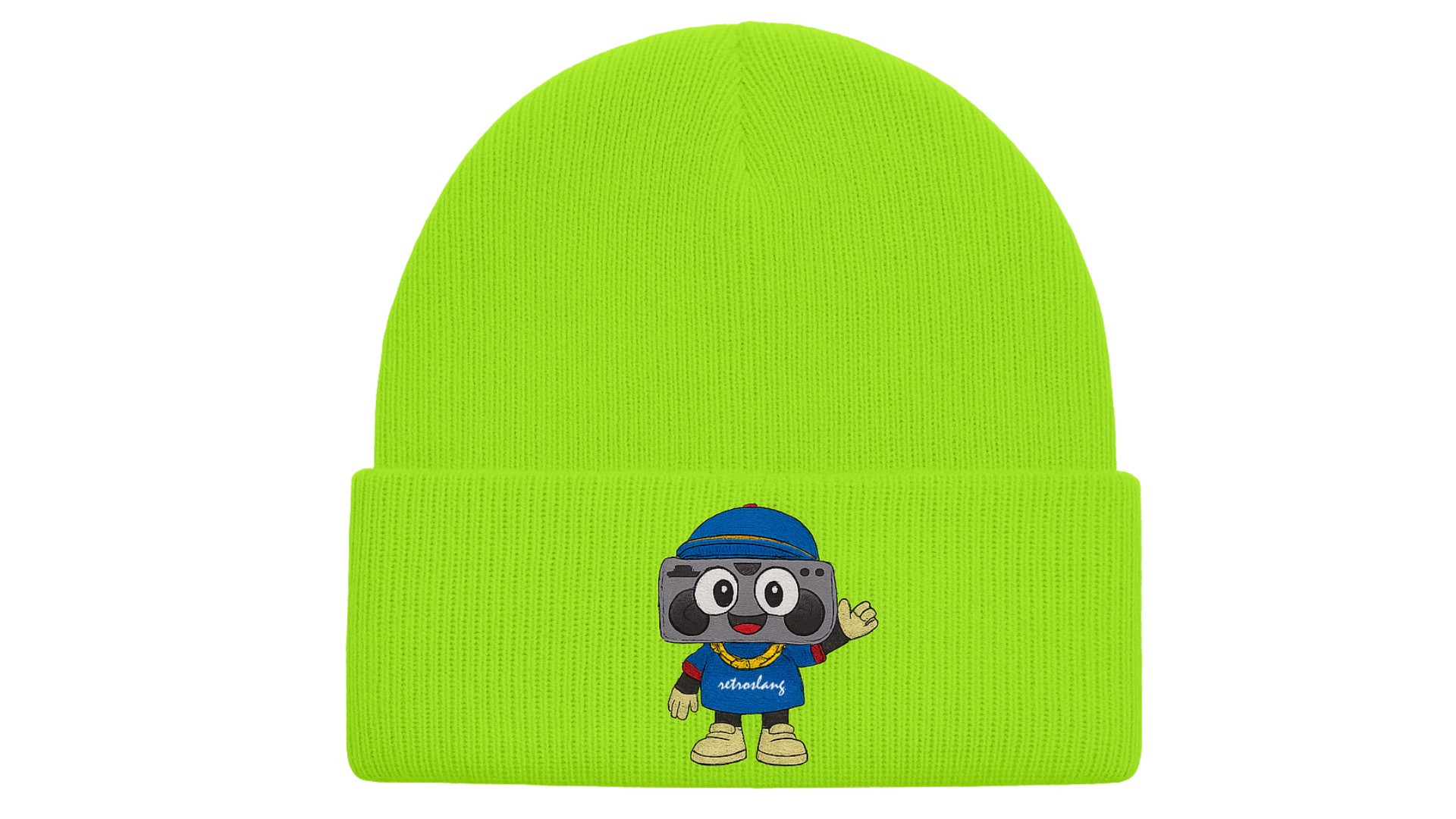 “Retro” Greenie Beanie