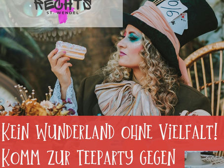 Verrückte Teeparty für Vielfalt: