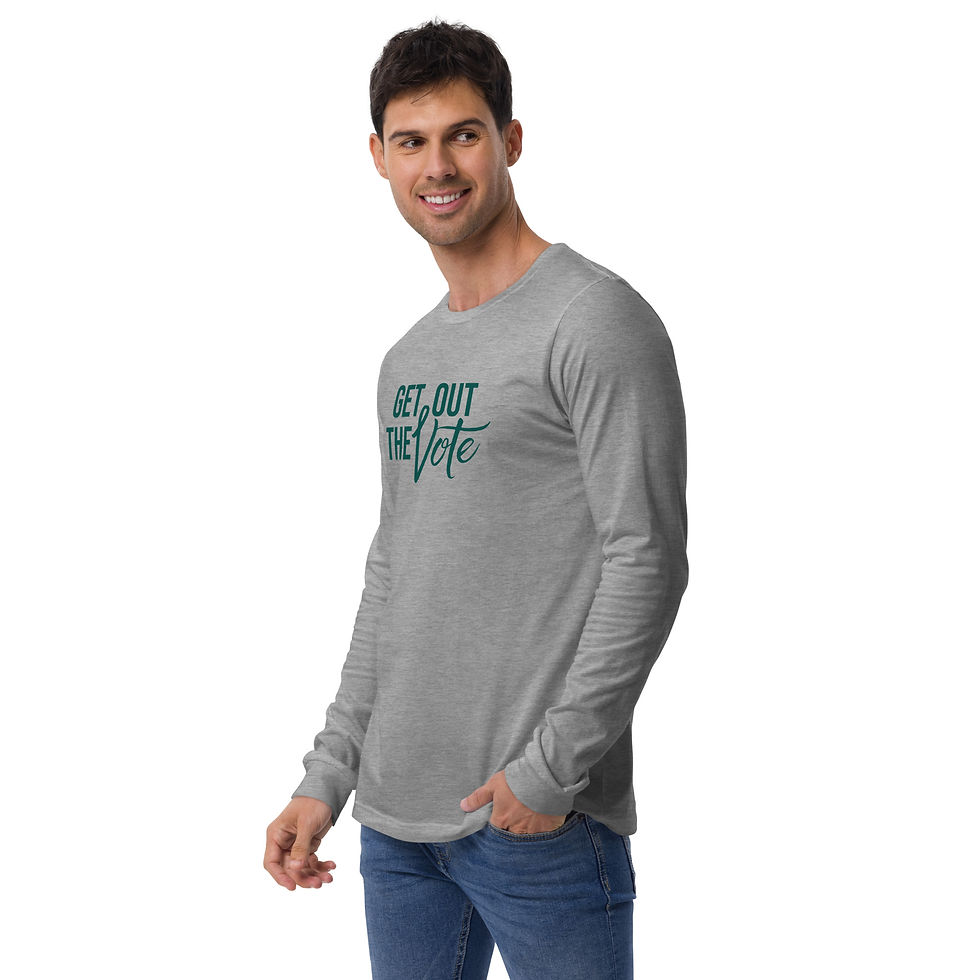 Thumbnail: GET OUT THE VOTE UNISEX LONG SLEEVE
