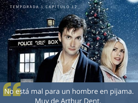 Conexiones temporales - Doctor Who y Arthur Dent.  La Guía del autoestopista galáctico 