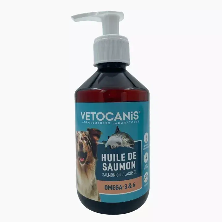 huile de saumon pour chien et chat