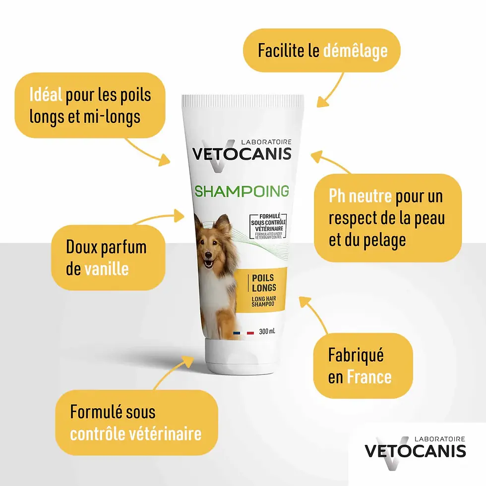 shampoing poils longs pour chien