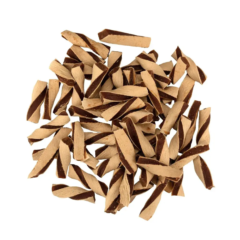 Friandises moelleuses sandwich torsadé Braaaf Soft Snack - Poulet et Poisson