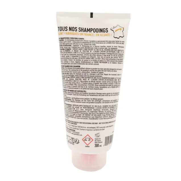 shampoing poils courts pour chien