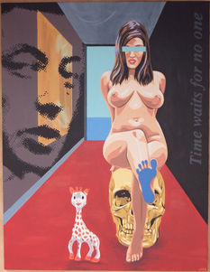 239 TIME WAITS FOR NO ONE 89X116CM (2008).jpg