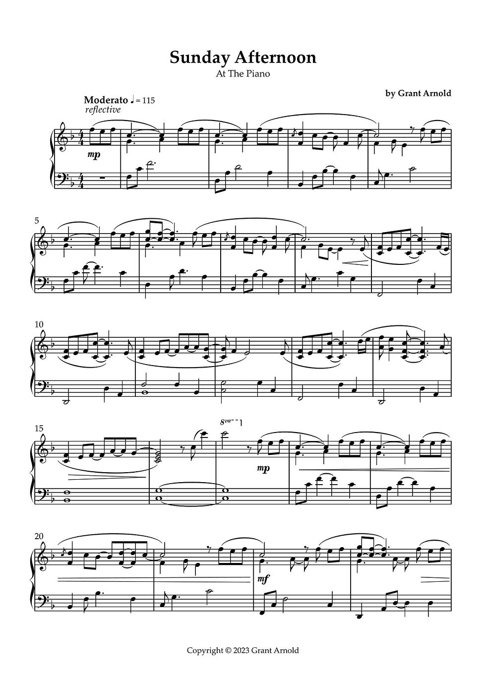 Thumbnail: Sunday Afternoon At The Piano