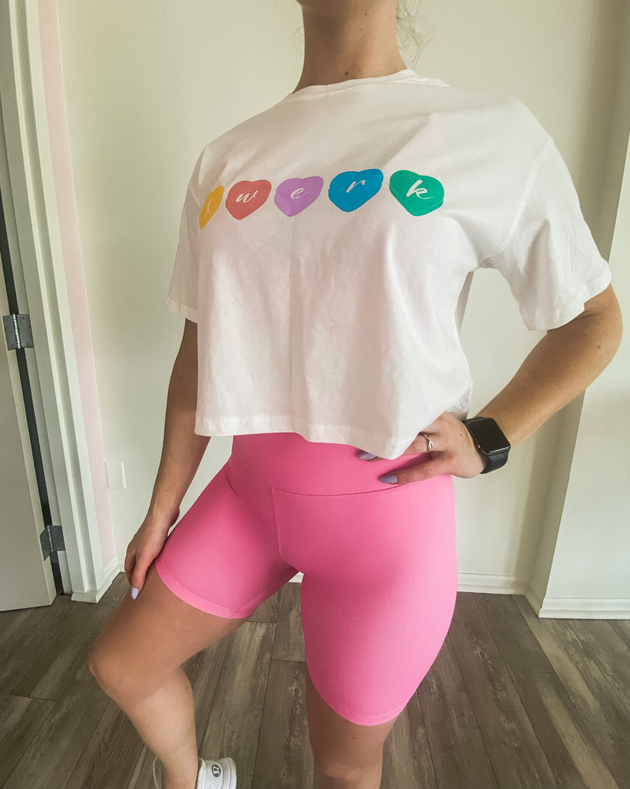 Sweet Tart Swerk Cropped Tee