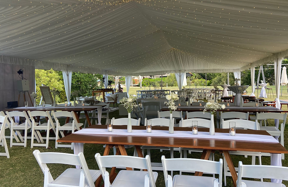 Marquee Styling Rustic Vibes