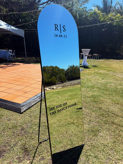 Arc Mirror - Black Edge