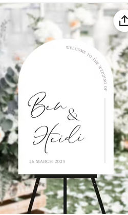 Arch Welcome Sign