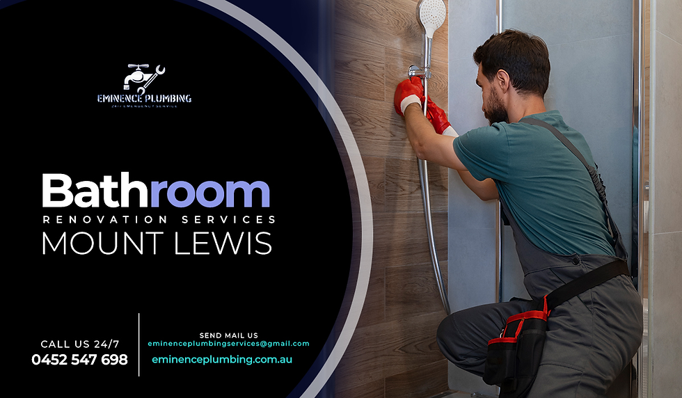 Bathroom Renovation services Mount Lewis
