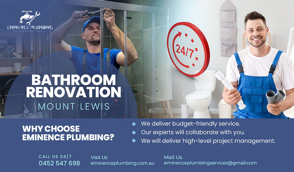 Bathroom Renovation Mount Lewis
