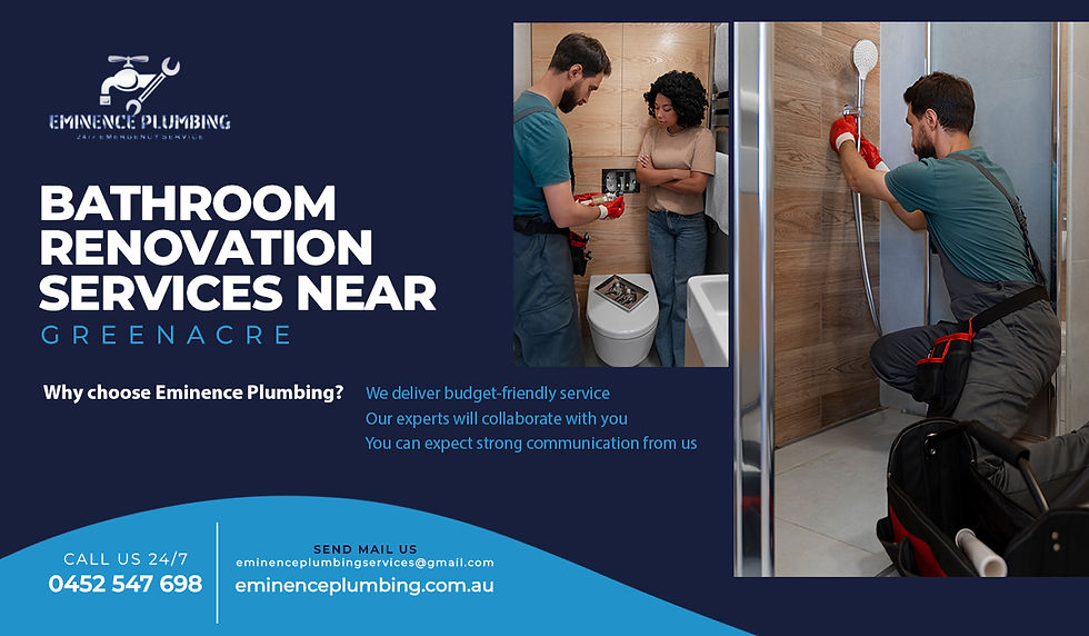 Bathroom renovation services near me Greenacre
