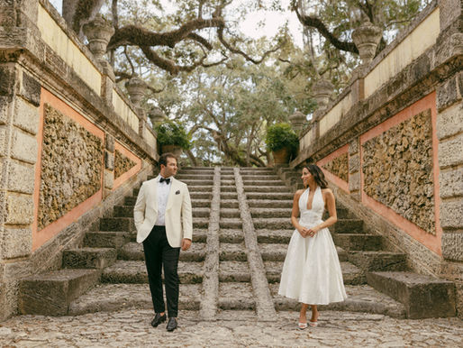 Miami Beach Courthouse and Vizcaya Elopement