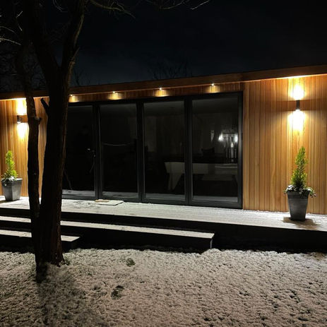 Custom built outdoor building which could be used as a home gym, office or bedroom in Bickley