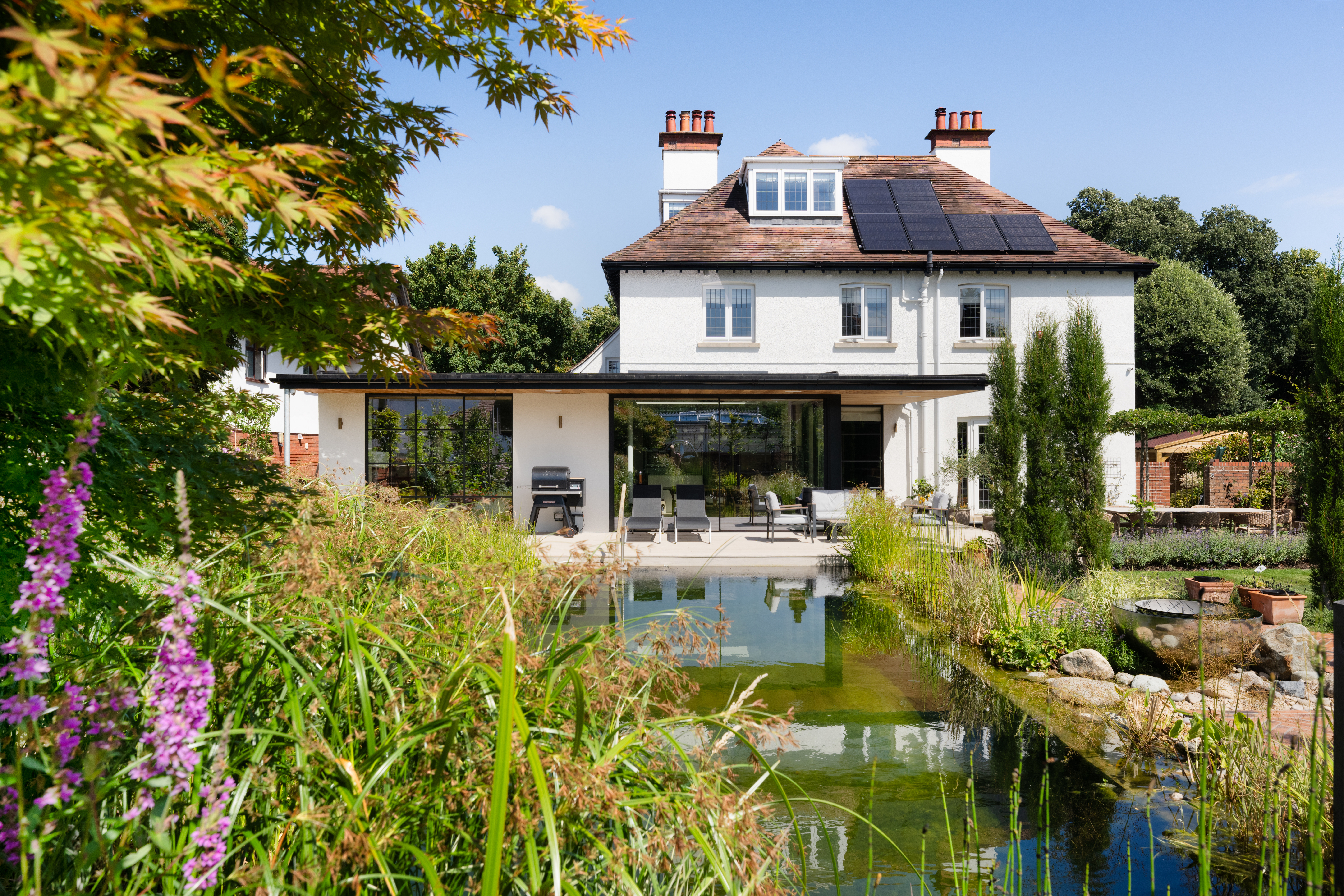 dittrich hudson vasetti architects — Wrap around extension and swimming pond
