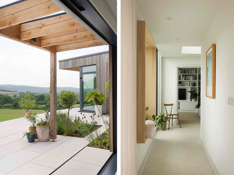 New build eco-house in North Somerset