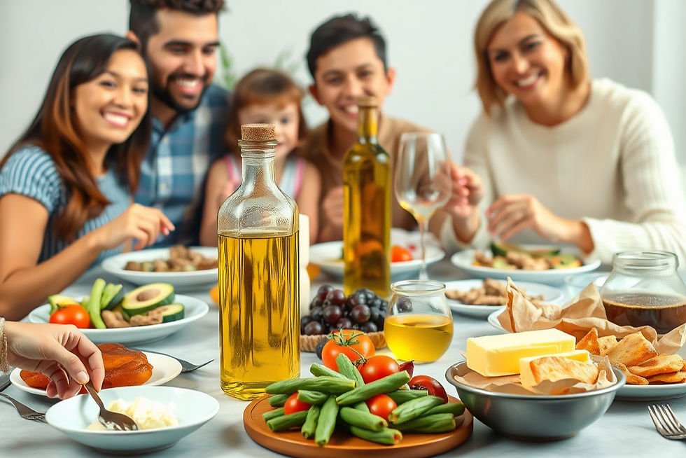 Use healthy fats at home as part of a well balanced diet