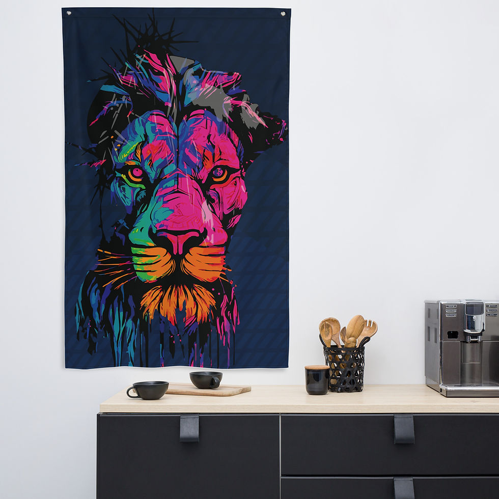 Thumbnail: Lion Of Judah Flag Art