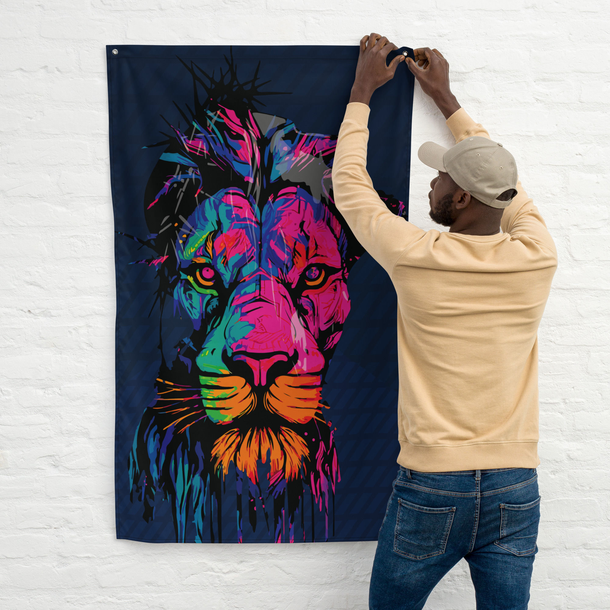 Lion Of Judah Flag Art