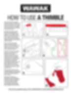 WAWAK How To Use a Thimble Infographic