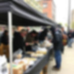 alot of homless people being fed by us dailylightla under a black tent nothing to fancy li