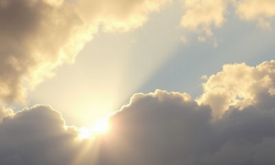 image of sunshine and hope like with clouds .jpg