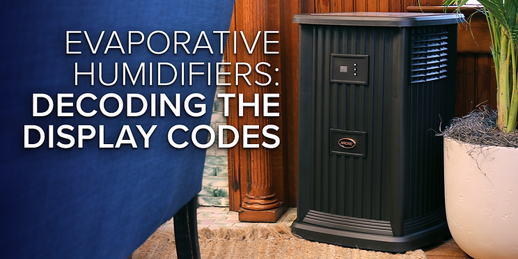 Aircare humidifier error light codes chart