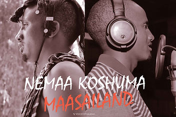 Nemaa Koshuma vocalist for Voice of Maasai