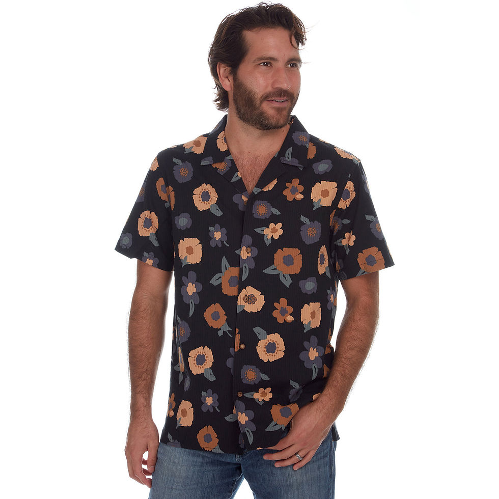 Thumbnail: Kai Printed Seer Sucker Shirt
