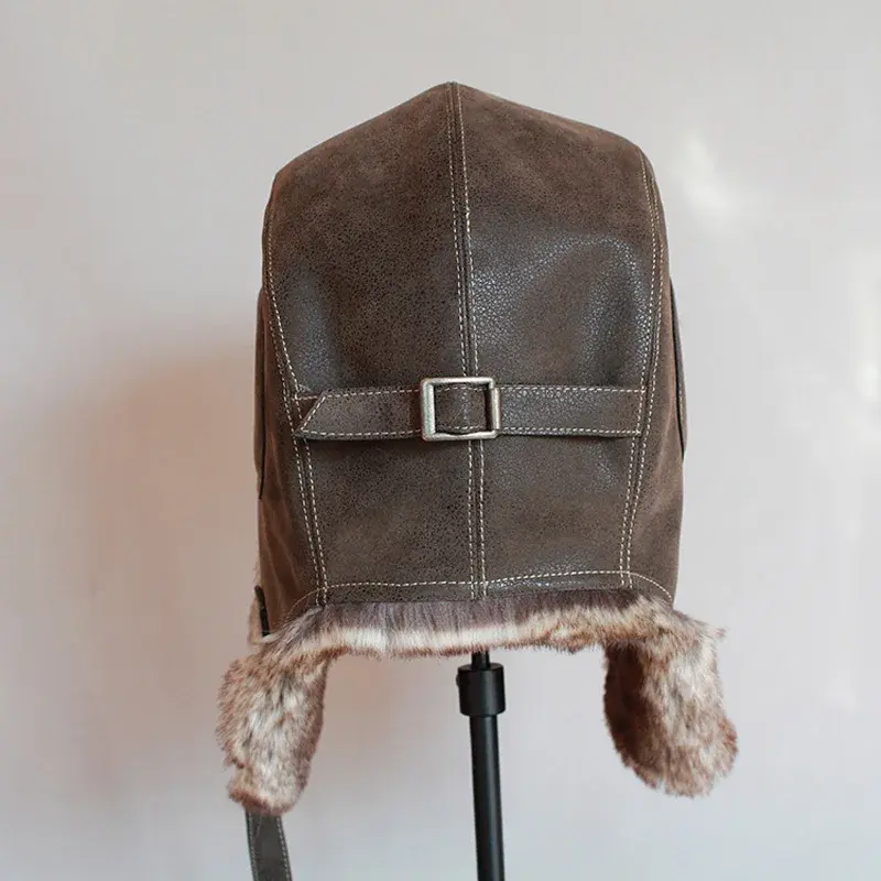 Thumbnail: Winter Ushanka Hat Men Women's  Pilot Aviator Bomber Trapper Hat