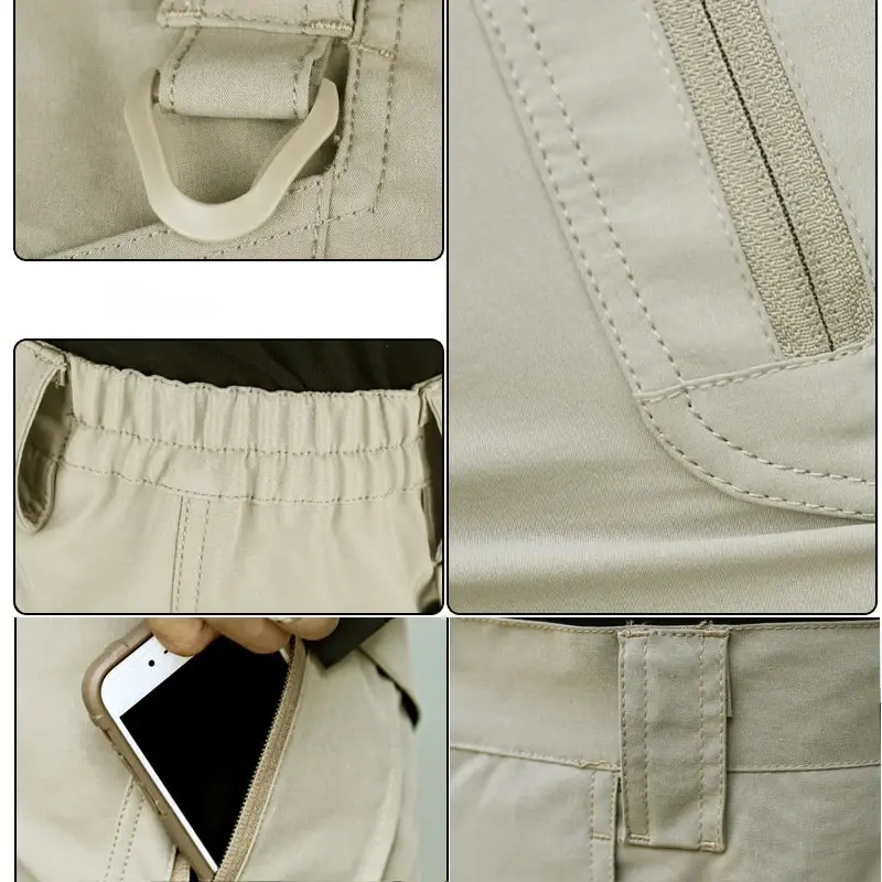 Thumbnail: Men’s Tactical Cargo Shorts – Quick Dry Multi-Pocket Outdoor Shorts