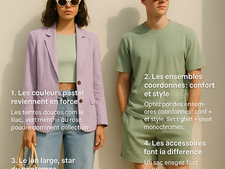 Les Essentiels Mode du Printemps 2025 pour Hommes et Femmes