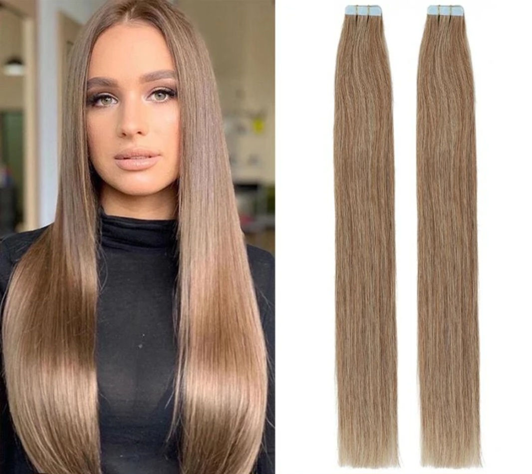 Cambodian Light Colored PU Tape-ins