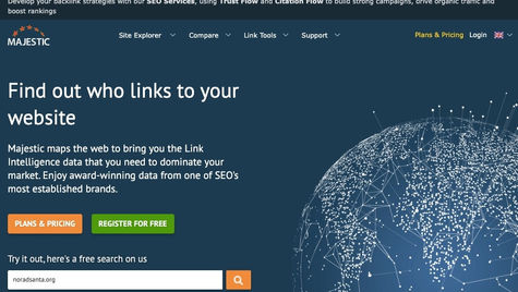 SEO工具Majestic挖掘潛在的後鏈機會