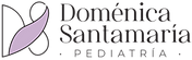 Logo de la Dra. Doménica Santamaría, pediatra en Guayaquil, Ecuador. Marca LaDocSanta dedicada a la crianza con calma, evidencia y amor.
