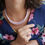 Thumbnail: Tiny stones 8 raws necklace