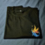 Cold Ember Champion Black Graphic Tee 