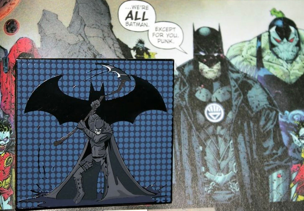 Dark Metal Icons: Crusader Pin