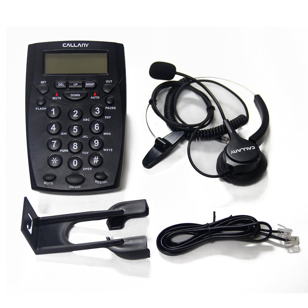 Thumbnail: CALLANY Call Center Telephone with Headset