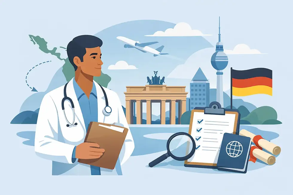 Médicos latinoamericanos en Alemania: requisitos