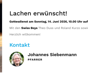 Gottesdienst auf der Hero-Bühne