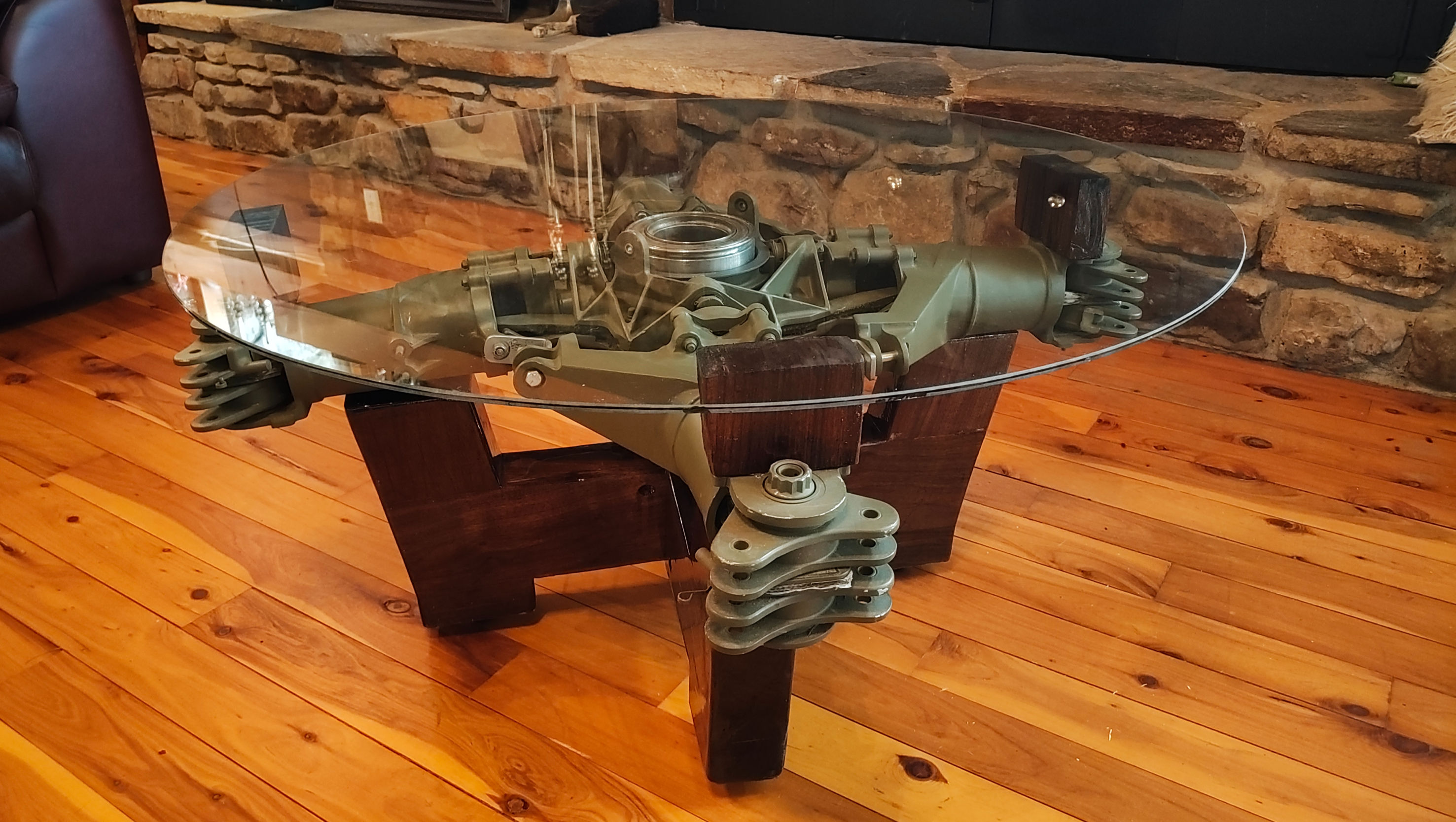 Hughes 500 Rotor Head Coffee Table