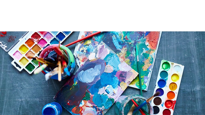 Corporate wellbeing workshops South Wales paint and canvases