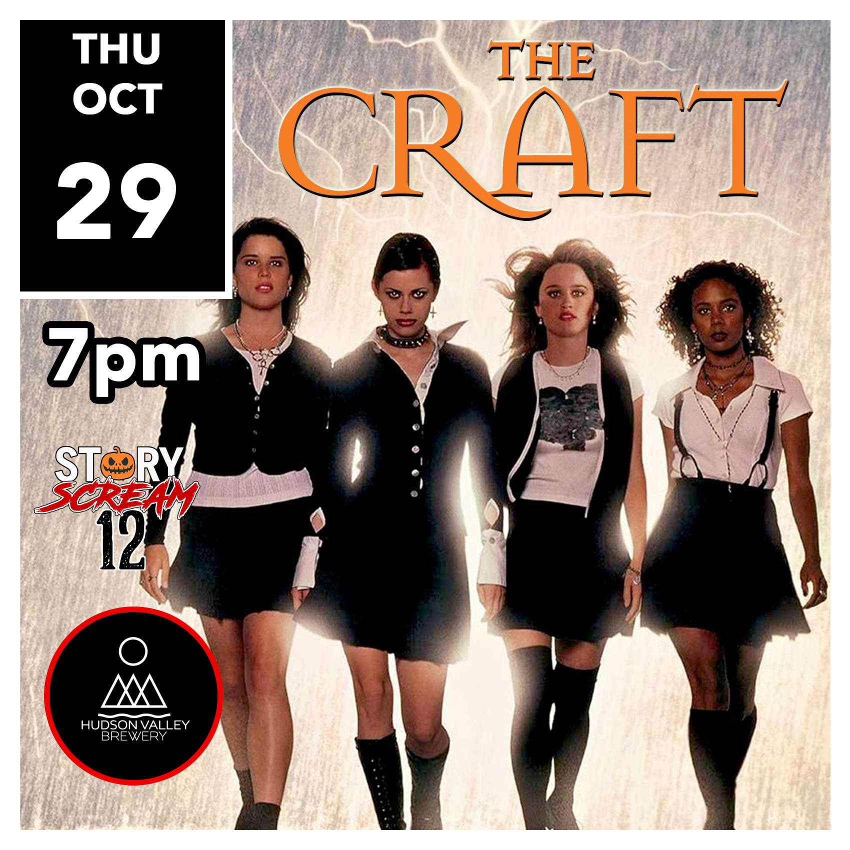 THE CRAFT / Hudson Valley Brewery \ Story Scream 12 / THU 10/29 7PM