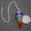Thumbnail: Seven Chakras Point Pendulum Pendant with Silver Plated Chain