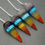 Thumbnail: Seven Chakras Point Pendulum Pendant with Silver Plated Chain