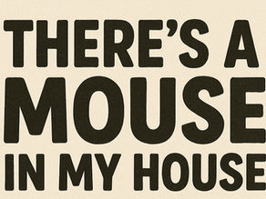 There's a MOUSE in my HOUSE!
