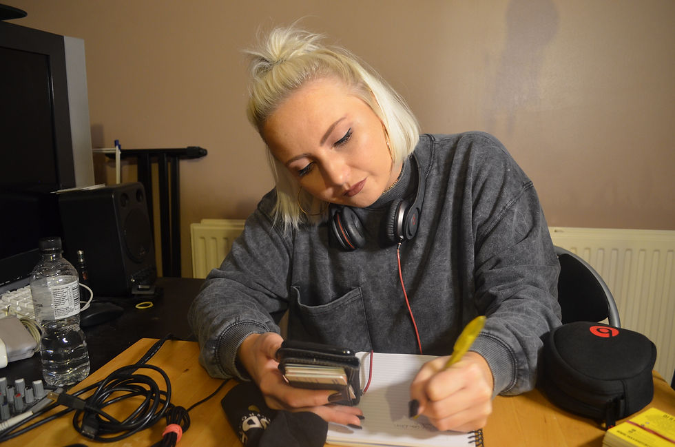 Danni finds time to write music in her spare time