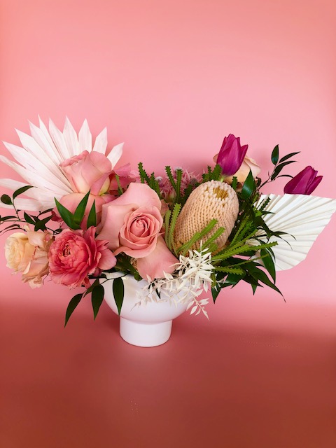 Boho Beauty; vased arrangement